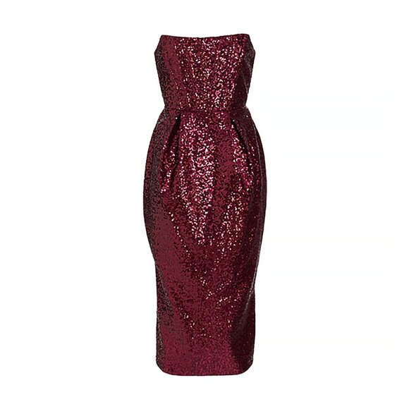 Bronx and Banco Maraya Sequin Corset Midi Dress Size AU 10 US 6 Medium NEW NWT - Picture 2 of 9